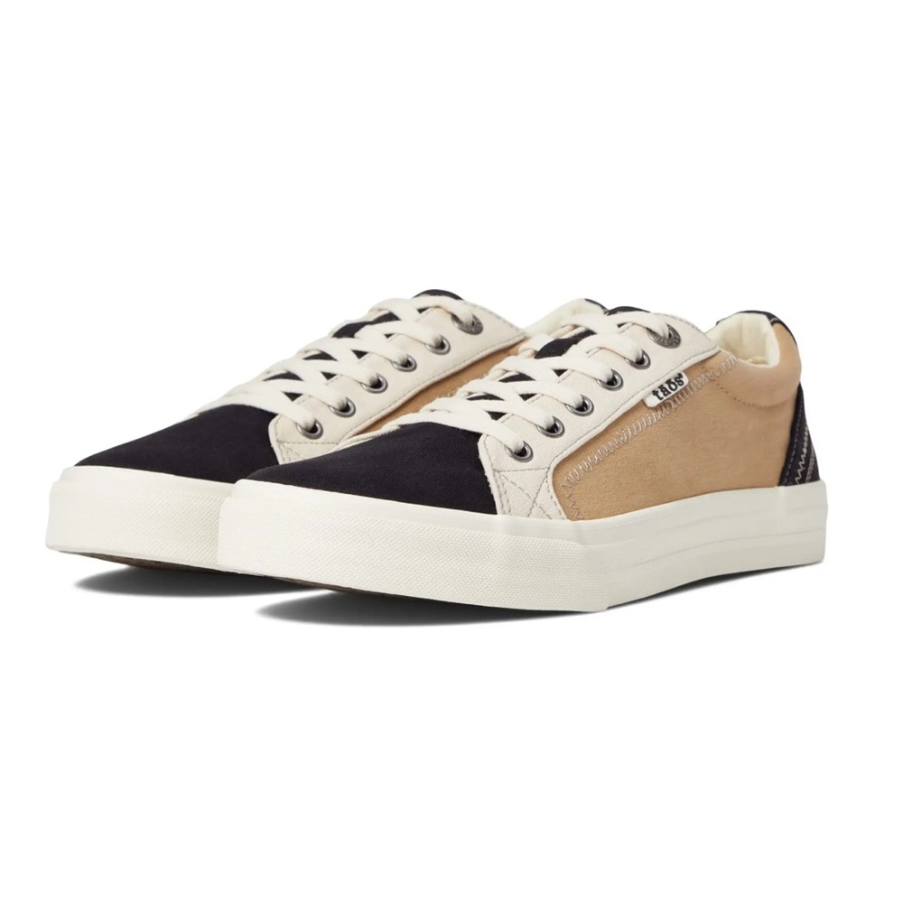 Taos Footwear Plim Soul Sneakers — Black/Tan Multi